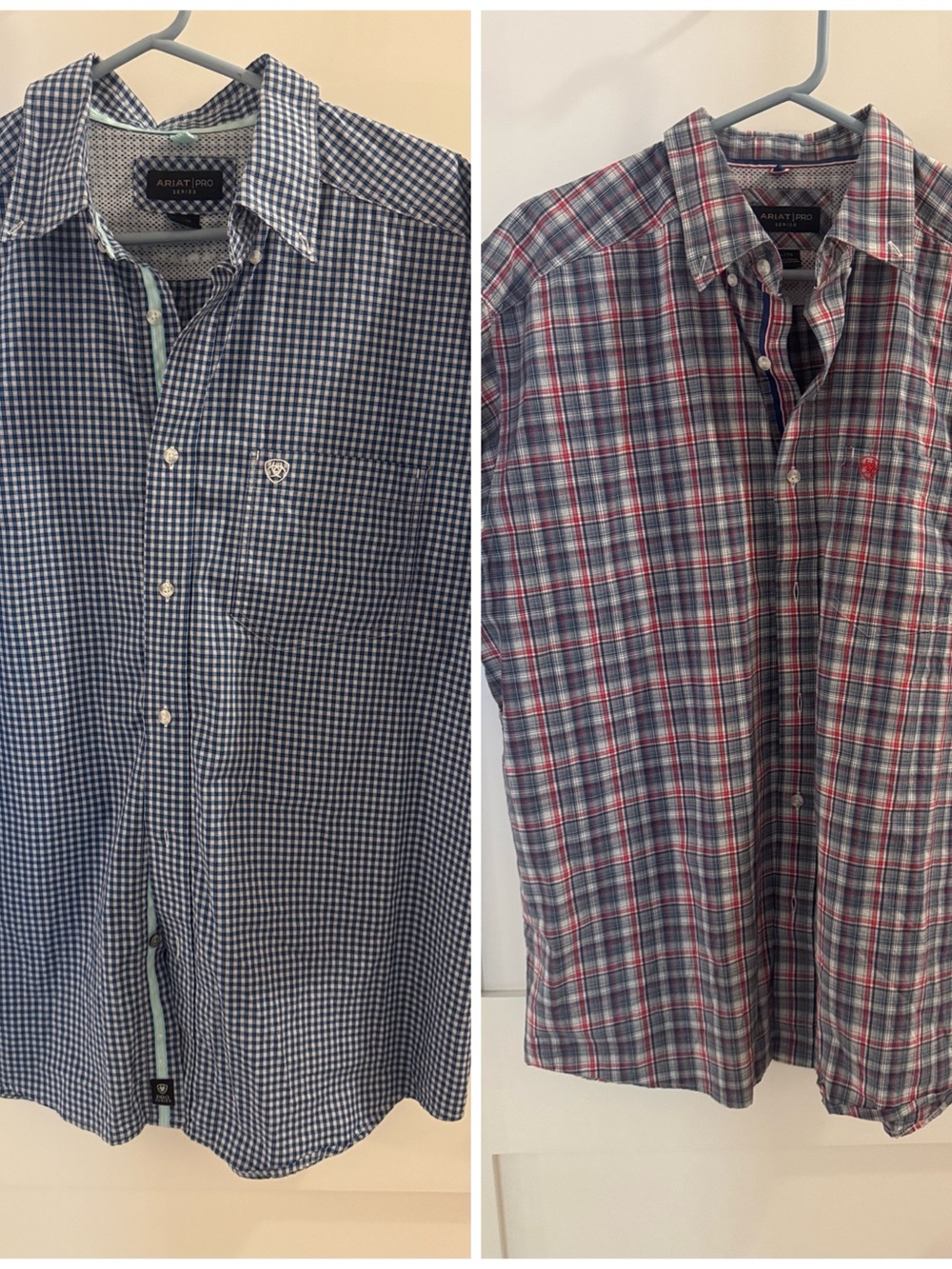 BUNDLE OF 2- Ariat Pro Men's Button-Down Shirt
